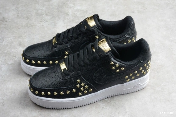 LOW STARS BLACK NIKE AIR 1 AR0639-001 FORCE 0122